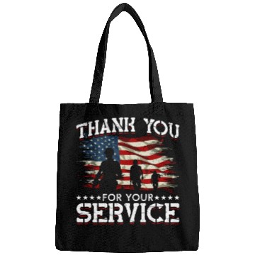 Discover Memorial Day American Flag Patriotic Soldier US Bags