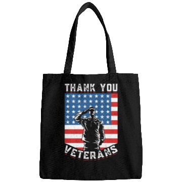 Discover Veterans Day Patriotic Soldiers American Flag US Bags
