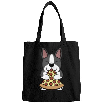 Discover Boston Terrier Pizza Lover Bags