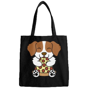 Discover Brittany Spaniel Pizza Lover Bags