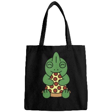 Discover Chameleon Pizza Lover Bags