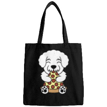 Discover Bichon Frise Pizza Lover Bags