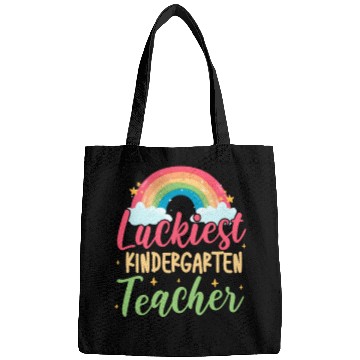 Discover Luckiest Kindergarten Teacher Rainbow Bags