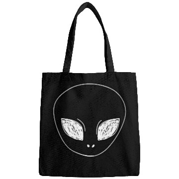 Discover Alien character face Bags