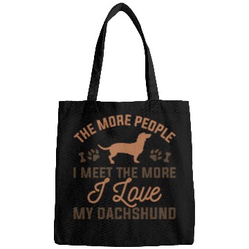 Discover I Love My Dachshund Bags