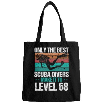 Discover 68 Scuba Diving Level 68 Year Diver Snorkeling Bags