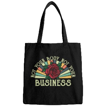 Discover Not your Body Not your Business Retro Bags