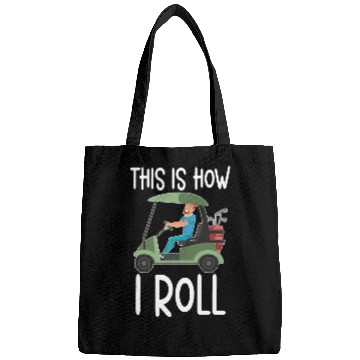 Discover This Is How I Roll Golf Player Golfing Golfer Bags