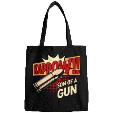 Discover Kappow Bullets Gun Explosion Big bang Aesthetic Bags