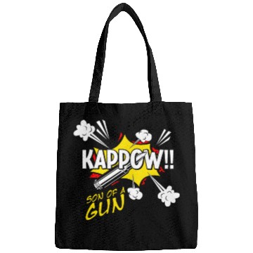 Discover Kappow Bullets Gun Explosion Big bang Aesthetic Bags