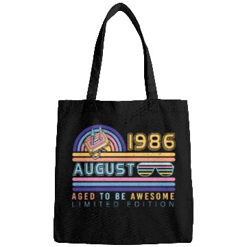 Discover Birthday Greeting August 1986 Bags