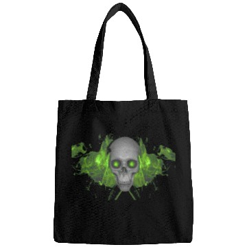 Discover Skull Green Bags