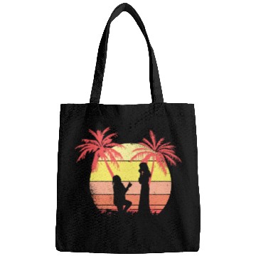 Discover Lesbian Couple Romantic Marriage Propose Summer Bags