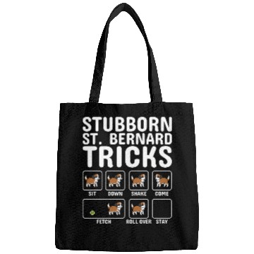 Discover Stubborn Saint Bernard Tricks Bags