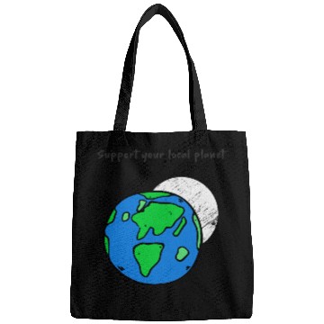 Discover Support Your Local Planet. Climate Change Activist Bags