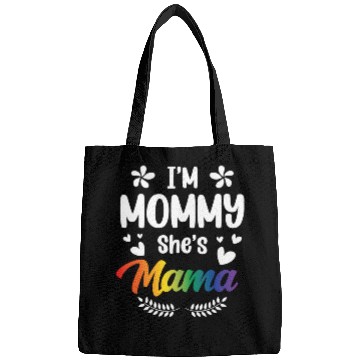 Discover I'm Mommy She's Mama Lesbian Mom Gay Pride LGBT Bags