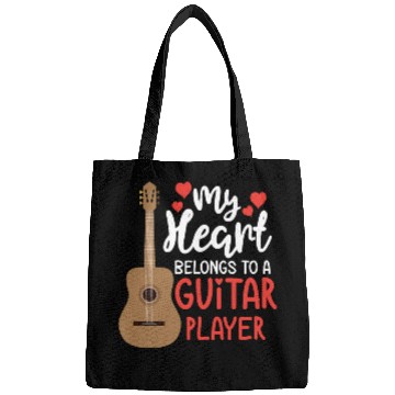 Discover Guitar Player Clothing Musician Gift for Him Her Bags