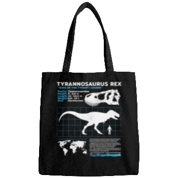 Discover Tyrannosaurus Rex fact sheet Bags