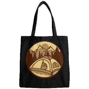 Discover mountains forest camper outdoors Bags