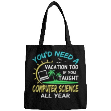 Discover Computer Science Professor Teacher Summer Vacation Bags