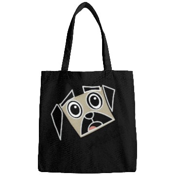 Discover Surprised pug Bags