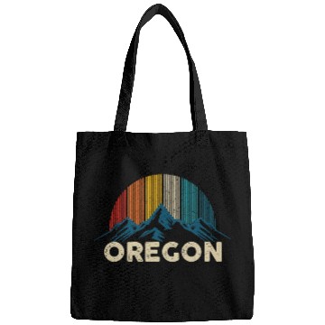 Discover Oregon Vintage Mountains Nature Hiking Gift Bags