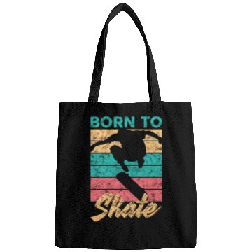 Discover Born To Skate Funny Skateboard c Bags