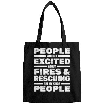 Discover Firefighter Fireman Thin Red Line Bags