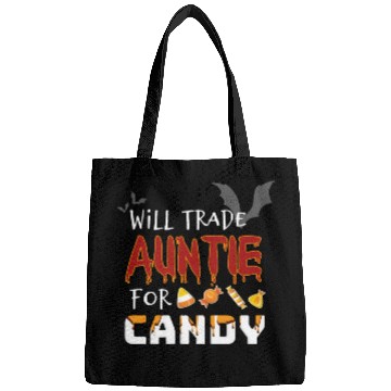 Discover Funny Trick or Treat Costume, Will Trade Aunt for Bags