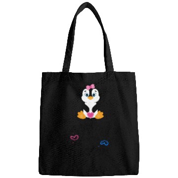Discover I love my little sister Pinguin Bags