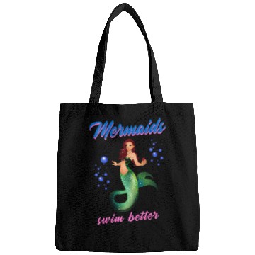 Discover Mermaid Swimming Mermaids Swim Better Bags