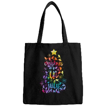 Discover Christmas In July Colorful Xmas Tree Lights Bags