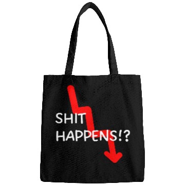 Discover Market Crash Shit Happens Bags