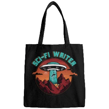 Discover Sci Fi Writer Alien Science Fiction Author Bags