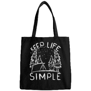Discover Camper Campsite Camp Keep Life Simple Camping Bags