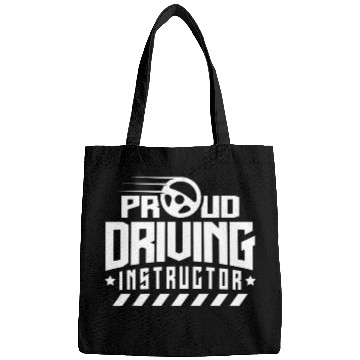 Discover Proud Driving Instructor Teacher Drive Sayings Bags