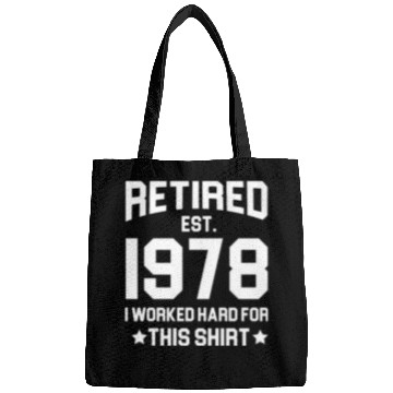 Discover 1978 retirement - retired in 1978 Bags