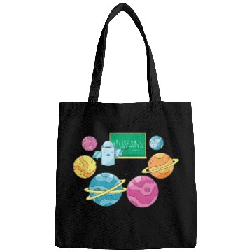 Discover Humans Planets Funny School Learning Humans Planet Bags