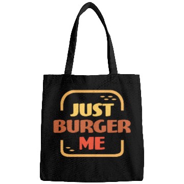 Discover Just Burger Me Summer BBQ Grill Hamburger Lover Bags
