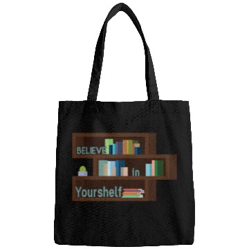 Discover Believe in your shelf- book lovers gift Bags
