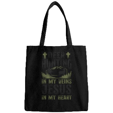 Discover Buck Deer Hunting Hunter Jesus Bags