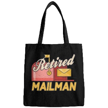 Discover Retired Mailman Postal Worker Courier Postman Bags