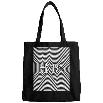 Discover Hype optical illusion op art white lines Bags