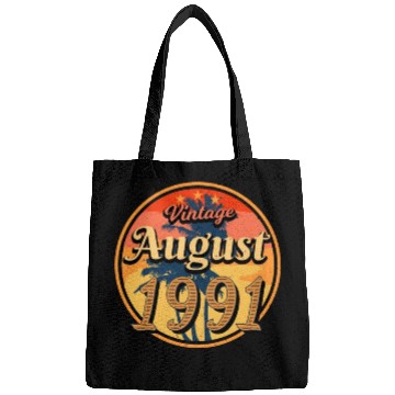 Discover 1991 August Birthday Greeting Bags
