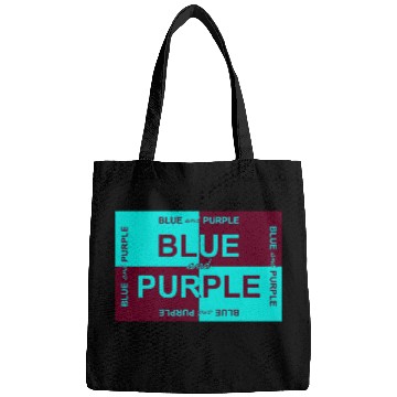 Discover Blue and Purple Design Bags