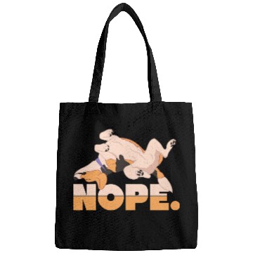 Discover Nope Lazy Beagle Dog Lover Bags