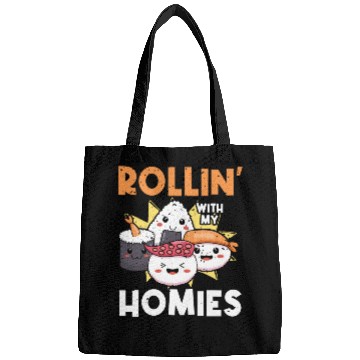 Discover Sushi Rollin' With My Homies | Sushi Lover | Bags