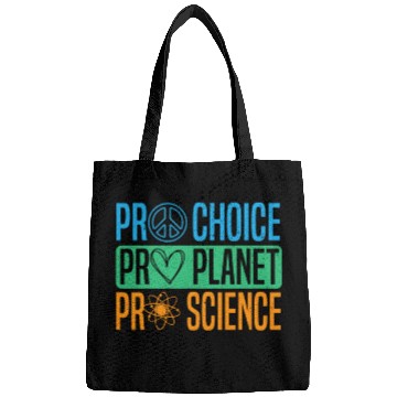Discover Pro Choice Pro Planet Pro Science Earth Day Bags