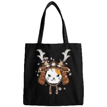 Discover cat with samurai helmet Bags cats pets present