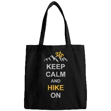 Discover Keep Calm And Hike Bags